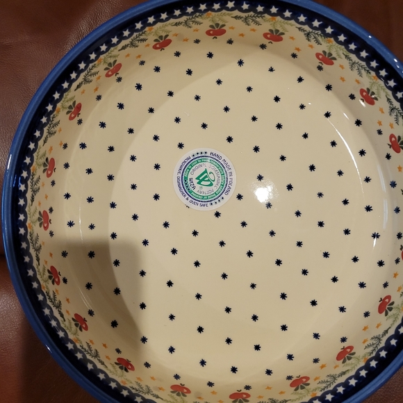 Polish Serving bowl painted - Picture 6 of 8